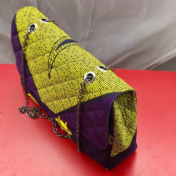 Quilted ankara satchel - Picture 7 of 7